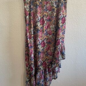 Nasty Gal Floral Quilt with Pink and Blue Accents